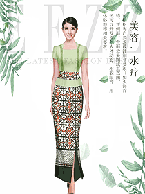 時尚水療會所咨客制服設(shè)計圖540