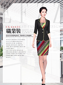 新款女職業裝夏裝制服設計圖1016