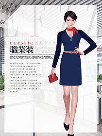 時尚女職業(yè)裝夏裝制服設(shè)計圖1029