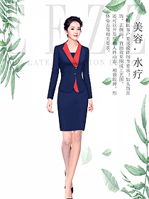 原創設計總臺收銀接待服裝款式圖482