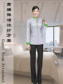 原創(chuàng)制服設計女款清潔員服裝款式圖268