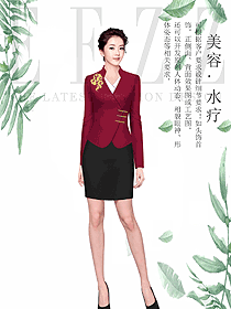 桑拿水區(qū)總臺服務(wù)員制服款式圖493