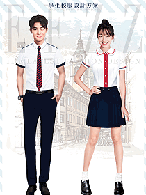 夏季白色短袖學生服裝172