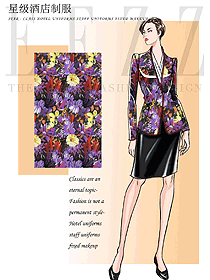 上海酒店大堂服務(wù)員制服設(shè)計(jì)圖1272