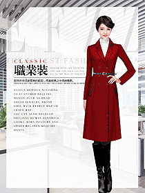 輕薄款春裝女職業裝大衣制服設計圖297