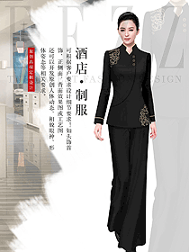 旅游景區中餐服務員服裝設計圖2195