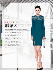 時尚女職業(yè)裝夏裝制服設(shè)計圖1051