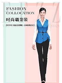 原創設計女職業裝馬夾設計圖362