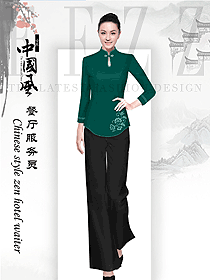 旅游景區(qū)中餐服務(wù)員服裝設(shè)計(jì)圖2199