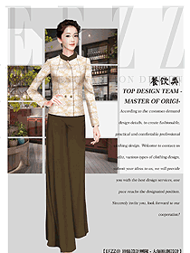 特色主題餐廳員工制服設計圖2207