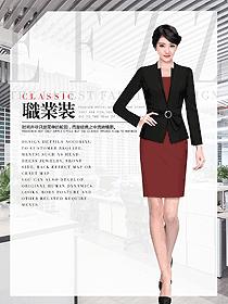 職業裝女裝夏裝制服設計圖1076