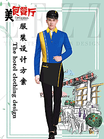 港式茶餐廳快餐店制服設計圖424