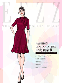 女職業裝夏裝制服設計圖1080