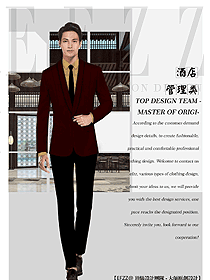 原創(chuàng)制服設(shè)計酒店經(jīng)理服裝款式圖485