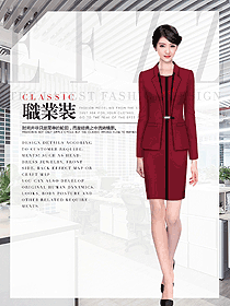 原創設計OL通勤裝女秋冬職業裝設計圖1875