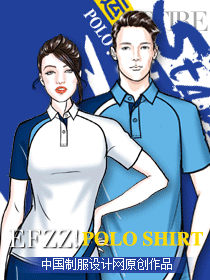 企業原創定制設計Polo衫設計圖