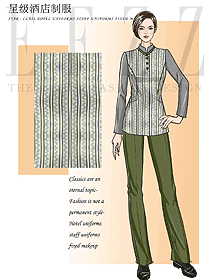 辦公樓清潔員制服設計圖289