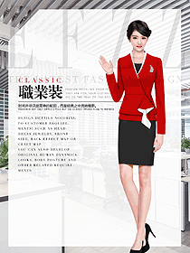 時尚女秋冬職業裝設計圖1882