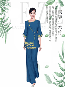 養(yǎng)生會(huì)所服務(wù)生制服設(shè)計(jì)圖914