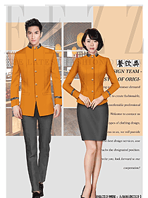 原創設計中餐服務員制服設計圖2243