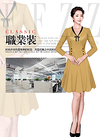 原創設計女連衣裙制服設計圖1110