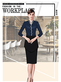 新款西餐服務員服裝款式圖1365