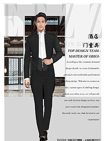 原創制服設計酒店門童服裝設計圖1303