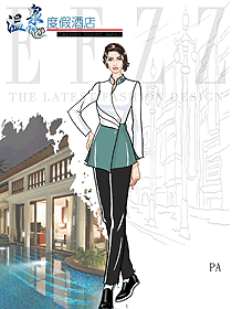 酒店客房服務(wù)員服裝款式圖677