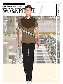 堂餐外賣派送店員制服設計圖440