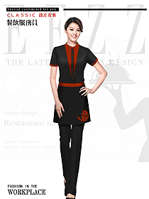 堂餐外賣派送店員制服設計圖467