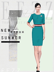 原創設計女夏裝制服設計圖1135