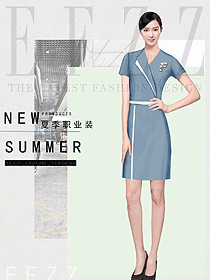 女職業(yè)裝夏裝制服設(shè)計(jì)圖1143