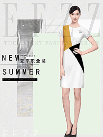 原創設計女夏裝制服設計圖1145