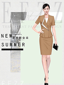 原創設計女夏裝制服設計圖1148