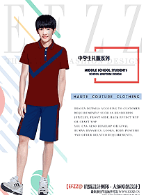 時尚夏款學生服校服設計圖207