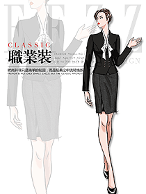 原創(chuàng)設(shè)計(jì)女秋冬職業(yè)裝設(shè)計(jì)圖1914