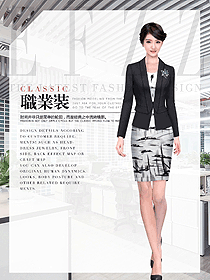 時尚女秋冬職業裝設計圖1918