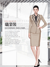 OL通勤裝女秋冬職業裝設計圖1923