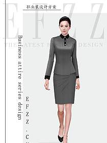 時尚女秋冬職業裝設計圖1937