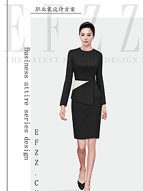 原創設計女秋冬職業裝設計圖1939