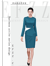 OL通勤裝女秋冬職業(yè)裝設(shè)計圖1940