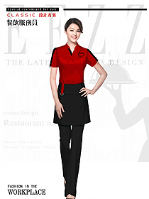 堂餐外賣派送店員制服設計圖481