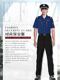 原創制服設計短袖保安服設計圖399