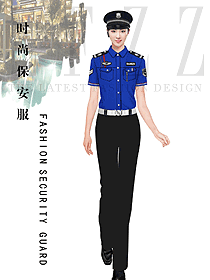 新款短袖保安服款式設計圖404