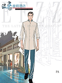 客房服務(wù)員服裝款式圖679