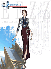 新款酒店中餐迎賓制服設計圖928