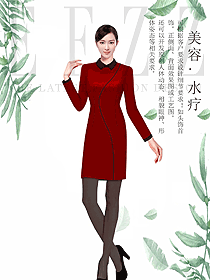 水療會所總臺收銀接待制服設計圖496