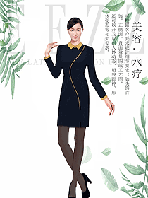 原創設計總臺收銀接待服裝款式圖498