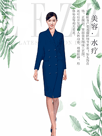 原創設計總臺收銀接待服裝款式圖500