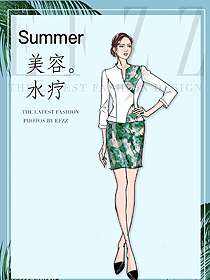 水療會所總臺收銀接待制服設計圖507